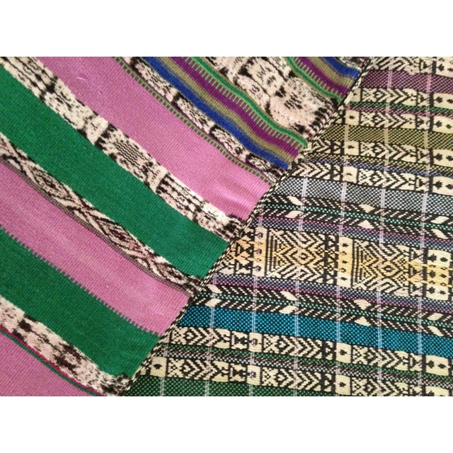 Purple Jaspe Corte Guatemalan Pillow Cover For Sale - Image 8 of 8