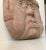 Red Large Vintage Olmec Terracotta Wall Head, Mexico, 1970s For Sale - Image 8 of 10