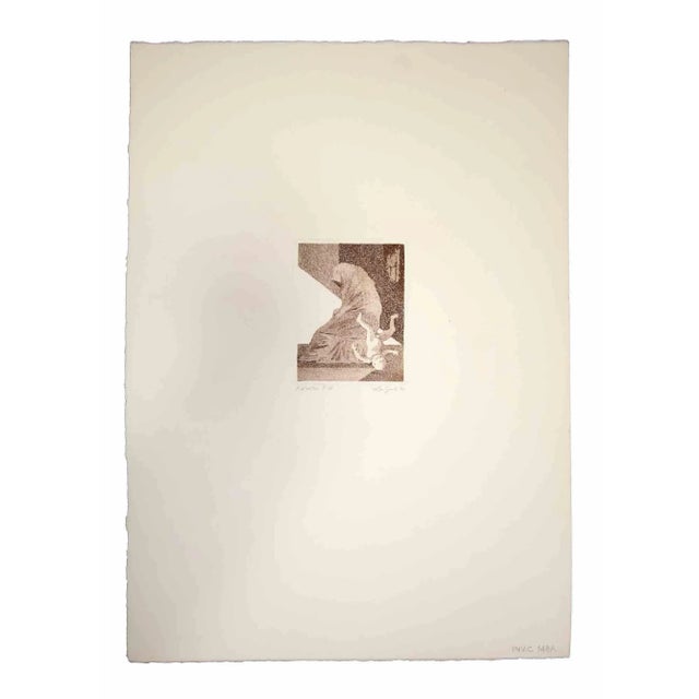 The Fall is an original artwork realized in 1970 by the Italian Contemporary artist Leo Guida (1992 - 2017). Original...