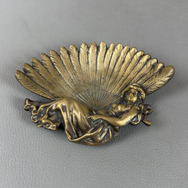 Vintage Art Nouveau Liberty Brass Centerpiece, 1940s For Sale - Image 6 of 10