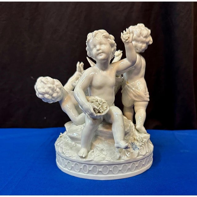 Ceramic 19th Century Porcelain Children at play For Sale - Image 7 of 12