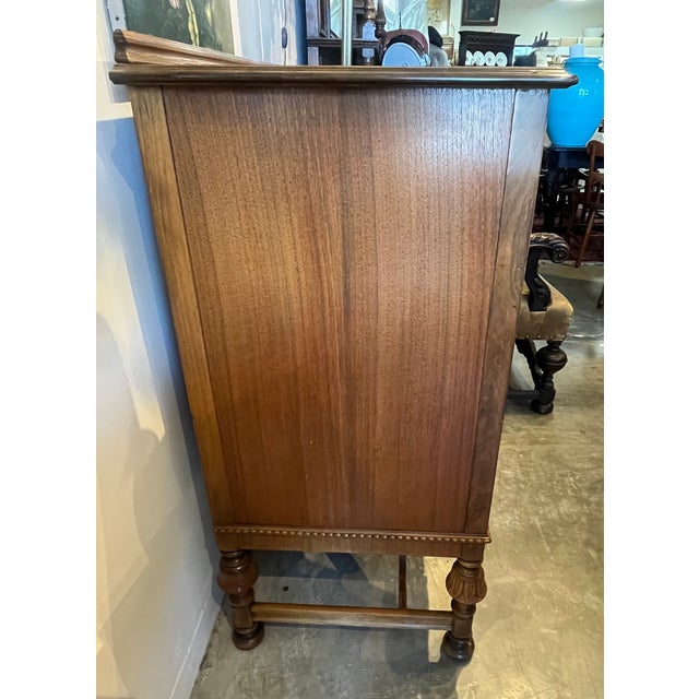 1920s Berkey & Gaye Walnut Chest With Mirror For Sale - Image 13 of 13