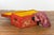 Wood Red Lacquered Chinese Blanket Chest with Gilt Motifs & Guardian Lions For Sale - Image 7 of 12