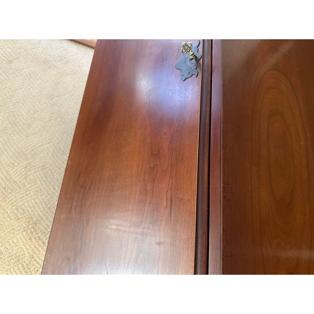 1950s Maddox Slant-Front Secretary Desk With Drawers For Sale - Image 12 of 12