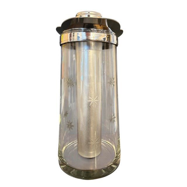 Mid-Century Modern Vintage Ice Water Pitcher For Sale - Image 3 of 10