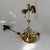 Brass Table Lamp With Swan Motif For Sale In Providence - Image 6 of 12