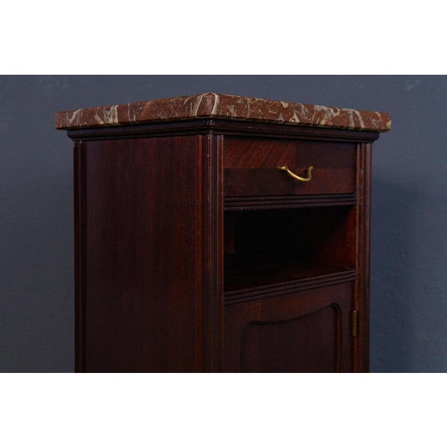 Bedside Tables in Mahogany and Pine, Set of 2 For Sale - Image 6 of 18