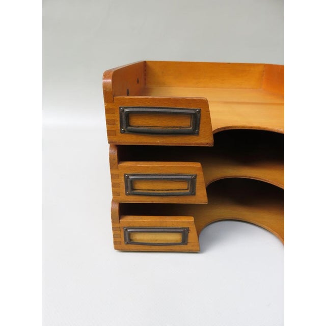 Vintage Bauhaus Desk Storage Rack, 1930s For Sale - Image 12 of 17