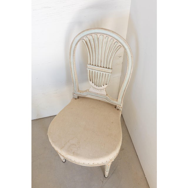 19th Century Set of 6 Louis XVI Dining Chairs, Including 2 Arm Chairs For Sale - Image 17 of 17