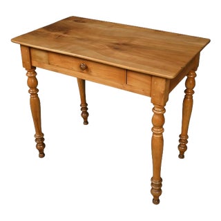 Small Antique Cherry Wood Desk, 1800s For Sale