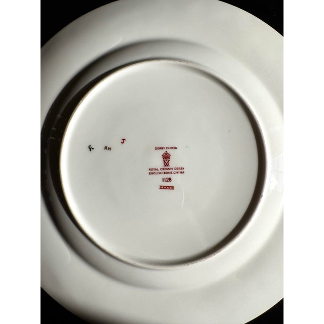 1975 Royal Crown Derby Old Imari ~ Pattern 1128 ~ XXXVIII ~ Salad Plate For Sale - Image 12 of 12