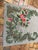 1950s Signed Hand-Hooked Folk Art Wall Hanging Colorful Floral Design, Usa For Sale - Image 10 of 18
