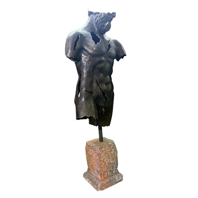 Contemporary Fragment of Neptune's Back, Bronze For Sale - Image 3 of 5