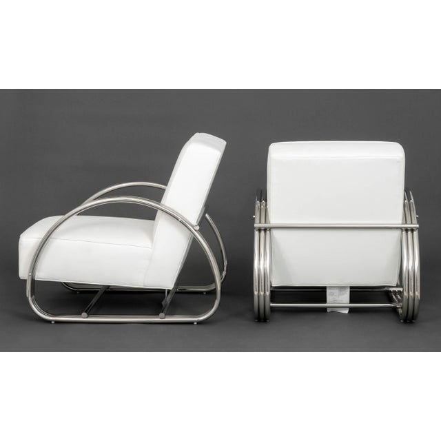 Early 21st Century Ralph Lauren "Hudson St." Lounge Chairs, Pair For Sale - Image 5 of 7
