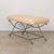 Panoplie Iron Loop Bench, Yellow Linen For Sale - Image 4 of 14