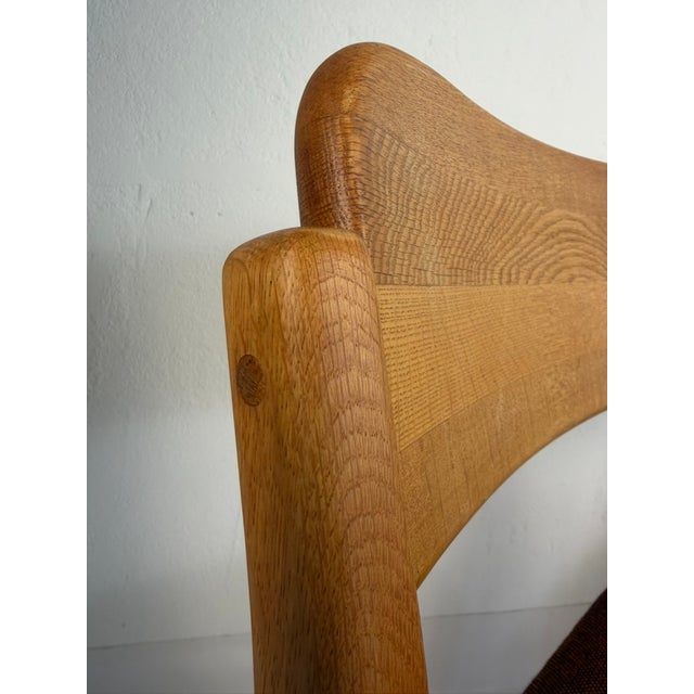 1960s Dining Chairs in Oak by Henning Kjærnulf for Vejle Mobelfabrik, Denmark, 1960s, Set of 2 For Sale - Image 5 of 13