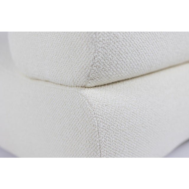 White White Low Lounge Chairs, 1970s, Set of 2 For Sale - Image 8 of 9