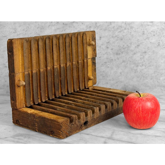 A Traditional 10-Row Wood Cigar Mold, c. Early 20th Century - Pairs Nicely with Many Traditional & Eclectic Interiors -...