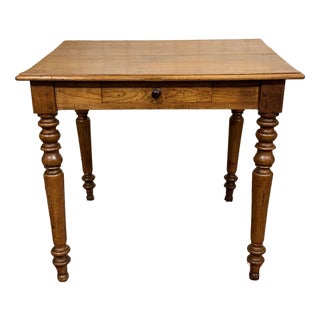 Antique Desk in Fir and Poplar, 1900s For Sale