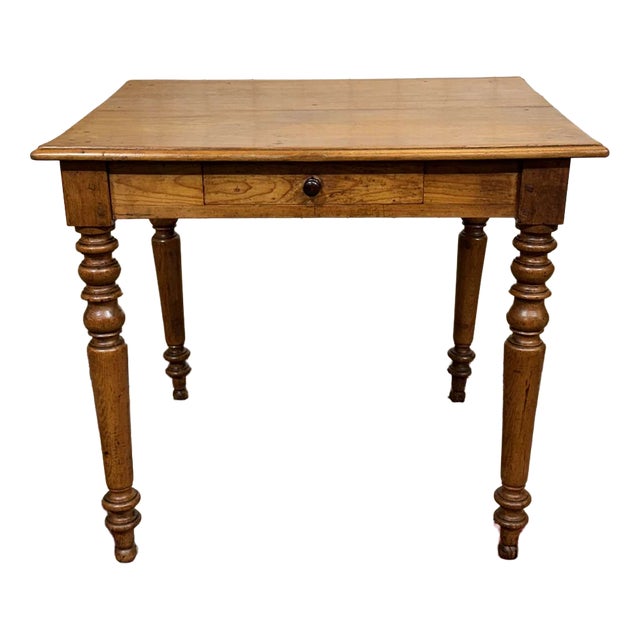 Antique Desk in Fir and Poplar, 1900s For Sale