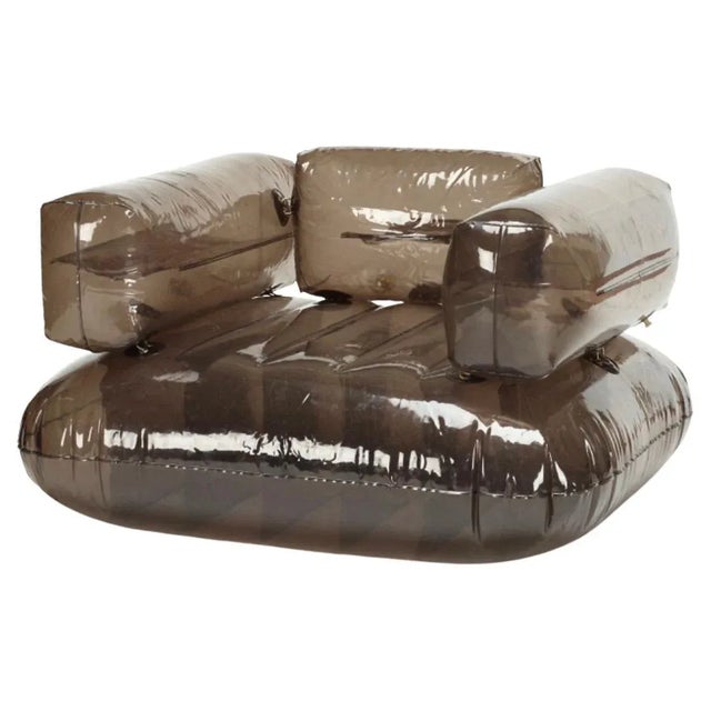 Mid-Century Modern Chester Lounge Chair Nguyen Manh Khanh, Aerospace Collection Quasar France, 1968 For Sale - Image 3 of 3