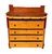 American Antique Federal Era Tiger Maple & Cherry Southern Gentleman's Chest of Drawers For Sale - Image 3 of 12