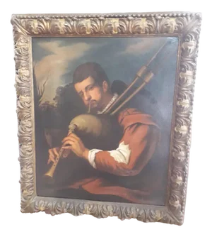 Italian Artist, Musician's Portrait, 1750s, Oil on Canvas