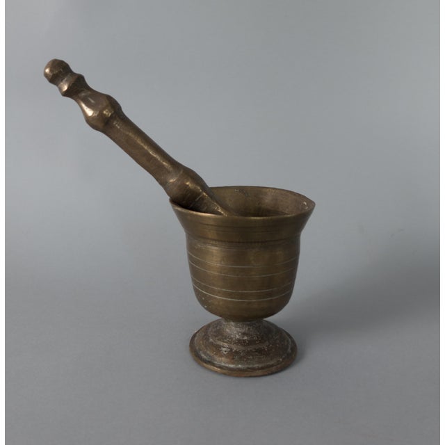 Brass Mortar and Pestle | Chairish