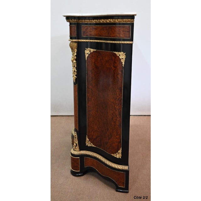 Napoleon III Cedar Burr Wood Buffet, Mid-19th Century For Sale - Image 17 of 18