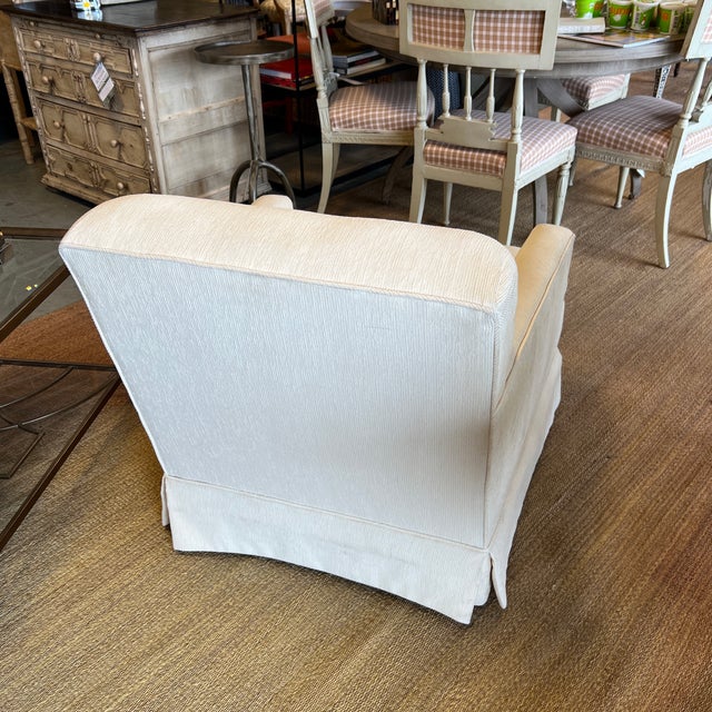 Late 20th Century Custom Upholstered Club Chair For Sale - Image 9 of 12