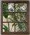 Sand Vintage Rustic Wood Window Pane Wall Mirror Salvaged North Carolina Mountain For Sale - Image 8 of 13