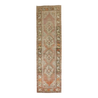 Vintage Zabihi Collection Turkish Anatolian Runner - 3'2" x 10'6" For Sale