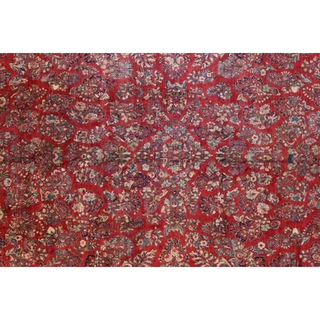 1940's Vintage Persian Sarouk Palace Rug, 12'2" X 20'4" For Sale - Image 4 of 8