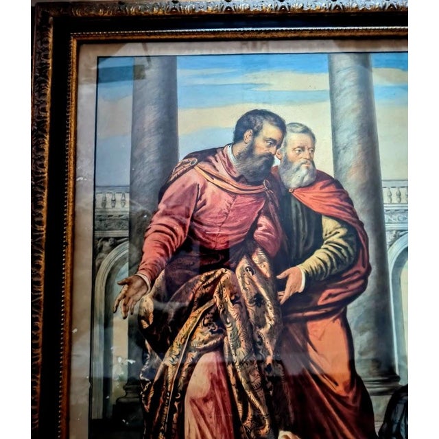 Susanna and the Elders, Tempera and Watercolor on Paper, 19th Century For Sale - Image 11 of 16