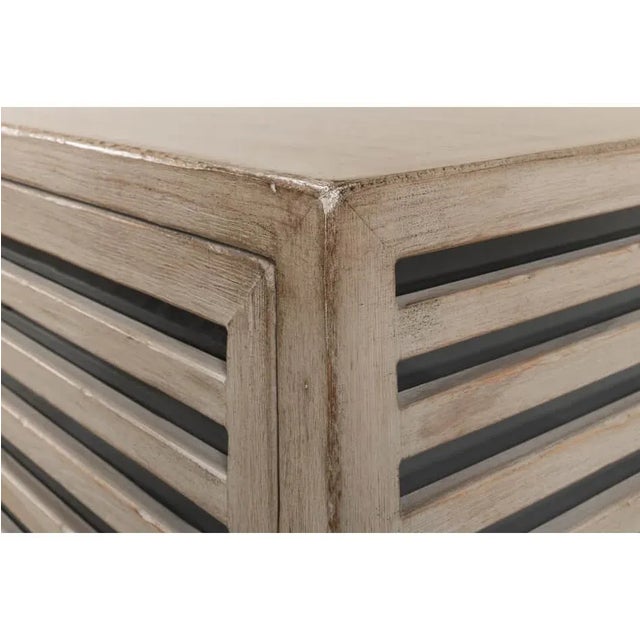 Gray Coastal Style Sideboard For Sale - Image 9 of 10