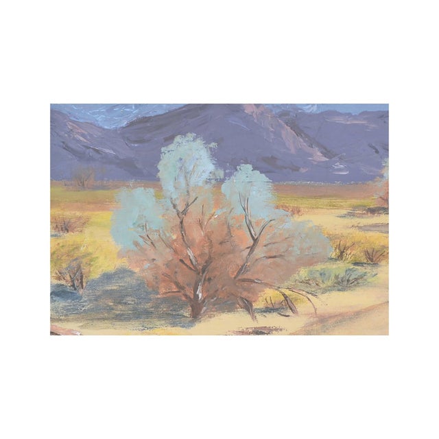 Mid-Century Palm Springs Landscape by Alice v. Hussey Hayes For Sale