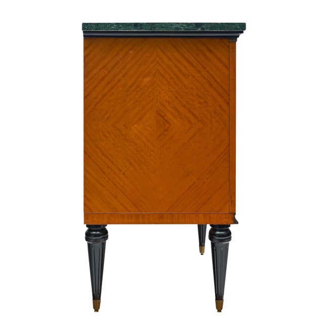 Brown Neoclassical Modernist French Buffet For Sale - Image 8 of 9