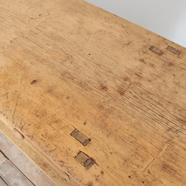 Rustic Console Table in Wood For Sale - Image 12 of 18