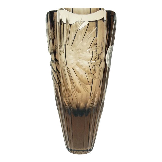 Art Deco Vase, Czechoslovakia, 1930s For Sale