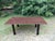 1990s Expandable Custom Made Chocolate Brown Glass Table With Black Chrome Metal Base For Sale - Image 9 of 11