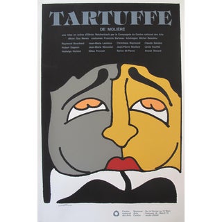 1977 Canadian Tartuffe Theater Poster, Vittorio Fiorucci For Sale