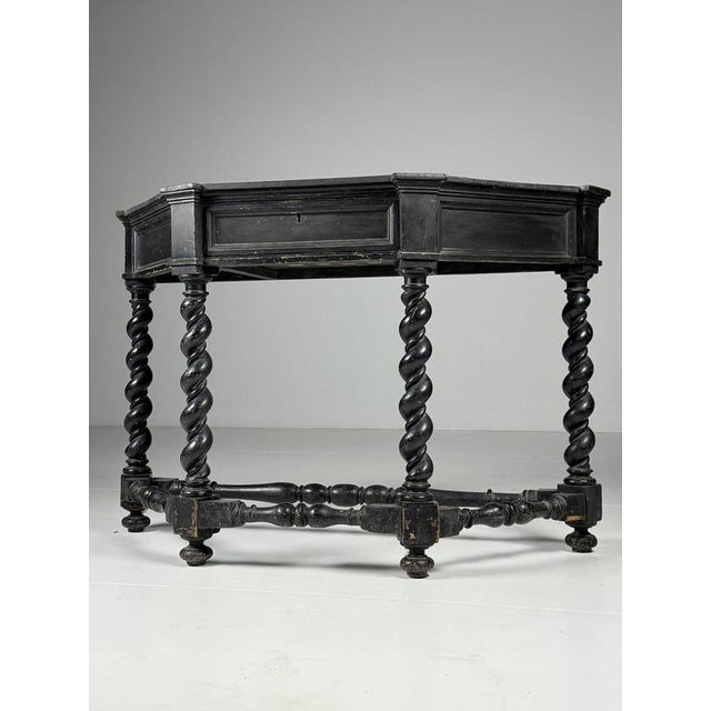 Black Black Side Table, 1800s For Sale - Image 8 of 18