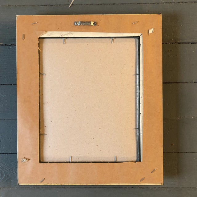 Figurative Original Vintage Female Nude Sepia Study Drawing Framed For Sale - Image 3 of 4