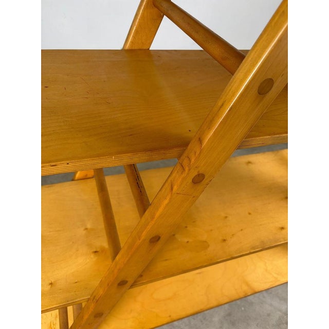 1980s Italian Postmodern Modular Wooden Bookcase by Giovannetti, 1980s For Sale - Image 5 of 12