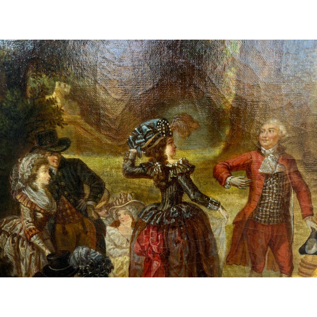 American Early 19th Century American Oil on Canvas Painting For Sale - Image 3 of 12