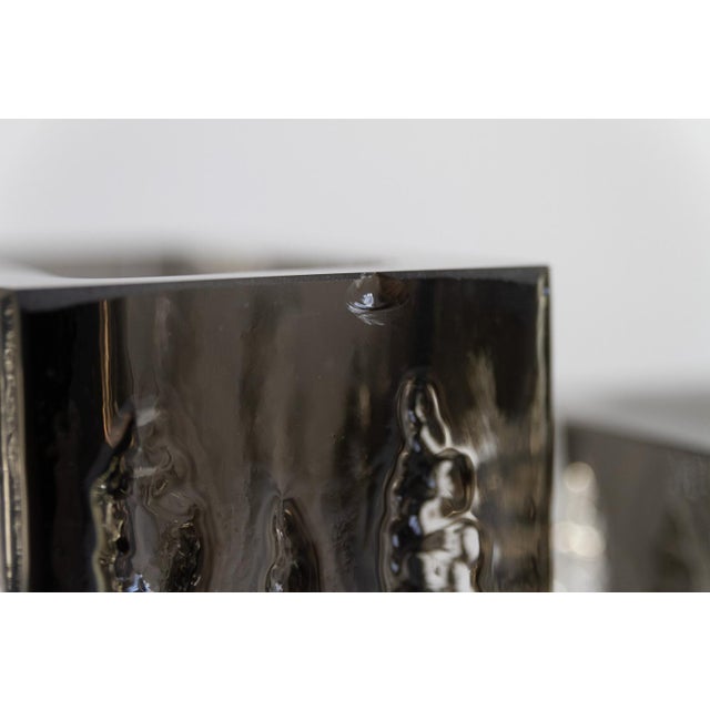 Sommerso Glass Vases by Kurt Wokan for Ingrid Glashütte, 1970s, Set of 2 For Sale - Image 12 of 18