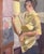 Abstract "Ulanda - Painting in Studio Class" Bay Area Figurative Movement Oil on Canvas by Patricia Gren Hayes For Sale - Image 3 of 16