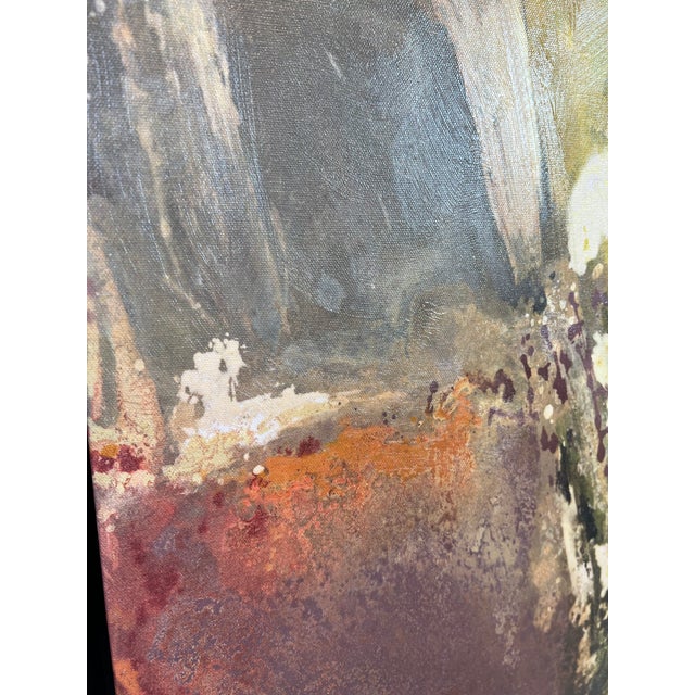 1990s 1990s Abstract Giclee Print on Canvas, Framed For Sale - Image 5 of 11