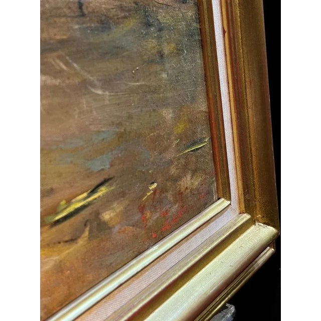 Unknown Artist, The Farm, Oil on Canvas For Sale - Image 11 of 13