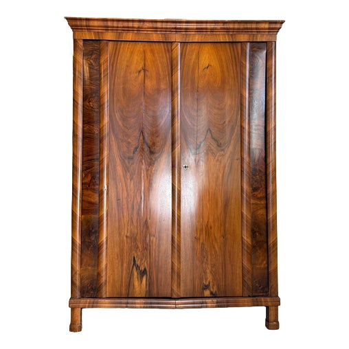 Biedermeier Hall Cupboard in Walnut Wood from Ifantik For Sale